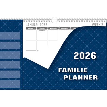 Family Planner XL Weekkalender 2026 - Maandag