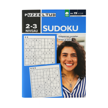 Puzzeltijd Puzzelboek 96 pagina's - Sudoku 2-3*