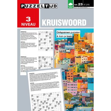 Puzzeltijd Puzzelboek 96 pagina's - Kruiswoord 3*