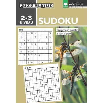 Puzzeltijd Puzzelboek 96 pagina's - Sudoku 2-3*