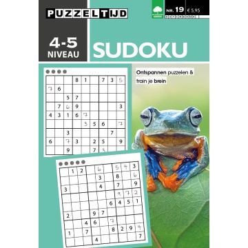 Puzzeltijd Puzzelboek 96 pagina's - Sudoku 4-5*