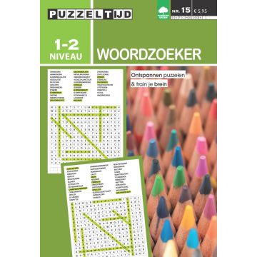 Puzzeltijd Puzzelboek 96 pagina's - Woordzoeker 1-2*