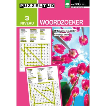Puzzeltijd Puzzelboek 96 pagina's - Woordzoeker 3*