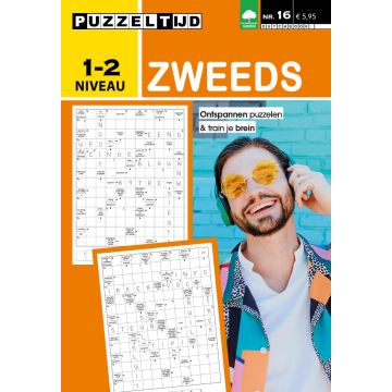 Puzzeltijd Puzzelboek 96 pagina's - Zweeds 1-2*