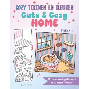 Cozy tekenen en kleuren - Cute & Cozy Home