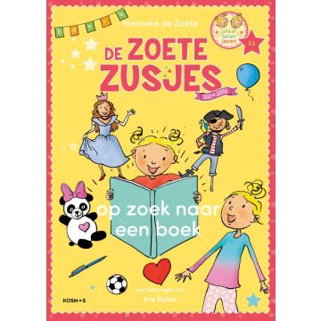 Op zoek naar een boek - Leren lezen met de Zoete Zusjes - Hanneke de Zoete