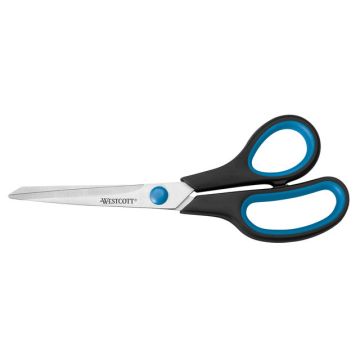 Schaar Westcott Easy Grip 21cm, RVS, Soft Grip