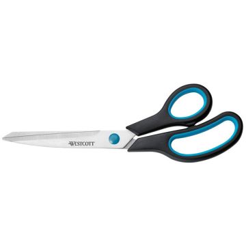 Schaar Westcott Easy Grip 23.5cm, RVS, Soft Grip