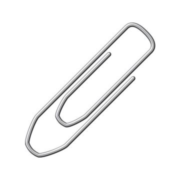 Paperclips Alco 32mm Hoekig, Verzinkt, Doos 75 Stuks