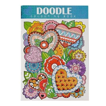 Mandala Doodle Kleurboek A4 - 24 kleurplaten