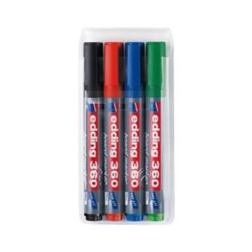 Edding 360 Whiteboardstiften Assorti, 4 Stuks