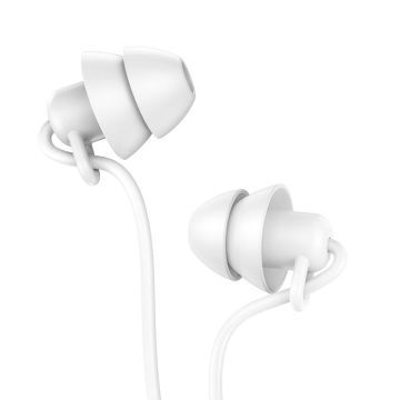 Hoco Mini In-Ear Silicone Sleep Oordopjes 3,5mm - Wit