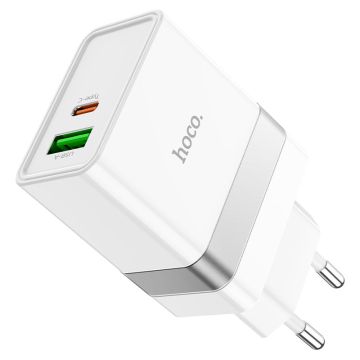 Hoco PD30W Fast Charger 1x USB 1x USB-C