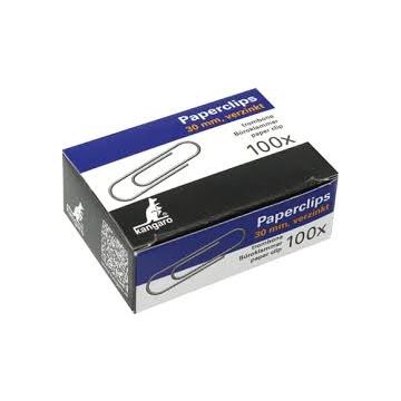 Paperclips Kangaro 30mm Rond Verzinkt Doos 100 Stuks