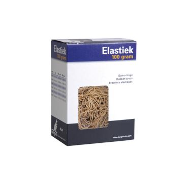 Elastiek Kangaro nr. 20 90x1,5mm 100gr Naturel