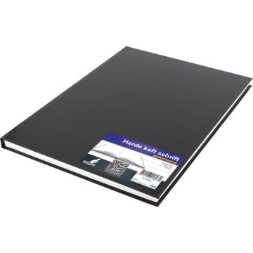 Schrift Kangaro A4 Harde Kaft Cover Zwart, 80 Grams, 80 Pagina's