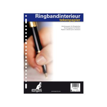 Ringbandinterieur Kangaro 23R Tekenpapier 120 gr. 50 Vel