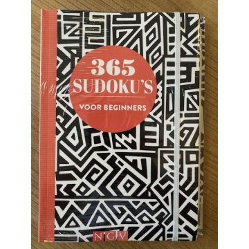 365 sudoku’s voor beginners - inclusief potlood met gum