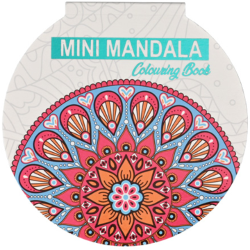 Mini Mandala Kleurboek - Rond - Blauw