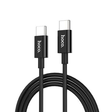 Hoco USB-C naar USB-C Kabel Zwart (1 meter)