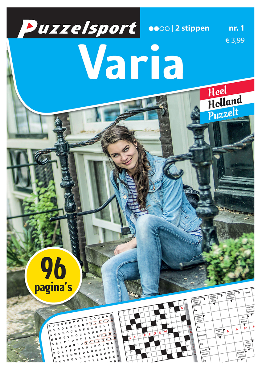 Puzzelsport Puzzelboek 96 pagina&apos;s Varia 2 Stippen