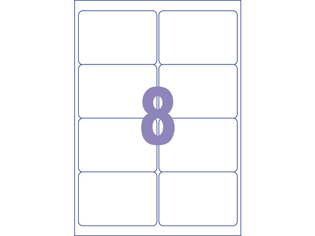 Label Kangaro 99,1 x 67,7 mm 25 Vel 8 Etiketten per Vel
