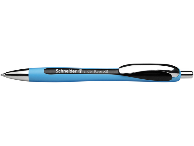 Balpen Schneider Slider Rave XB 1,4mm - Blauw-Zwart